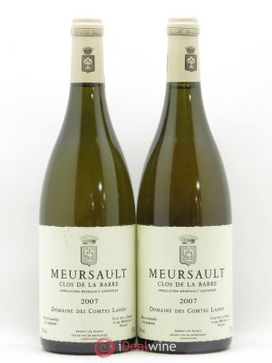 Meursault Clos de la Barre Comtes Lafon (Domaine des)  2007 - Lot of 2 Bottles