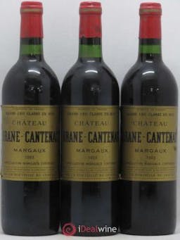 Château Brane Cantenac 2ème Grand Cru Classé  1983 - Lot de 3 Bouteilles