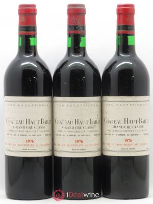 Château Haut-Bailly Cru Classé de Graves  1976 - Lot of 3 Bottles