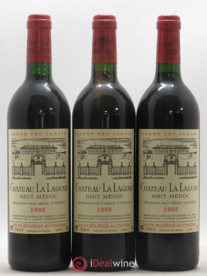 Château La Lagune 3ème Grand Cru Classé  1993 - Lot of 3 Bottles