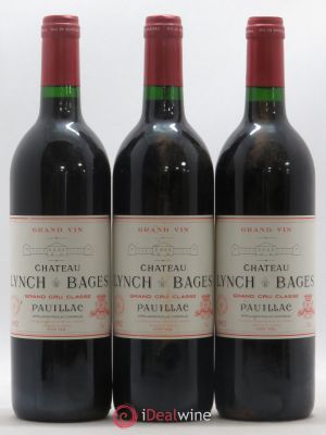 Château Lynch Bages 5ème Grand Cru Classé  1992 - Lot of 3 Bottles