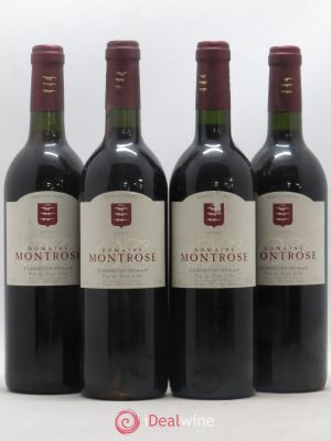 IGP Pays d'Oc (Vin de Pays d'Oc) Domaine Montrose (no reserve) 2001 - Lot of 4 Bottles