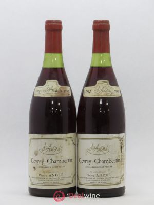 Gevrey-Chambertin Pierre André 1982 - Lot of 2 Bottles