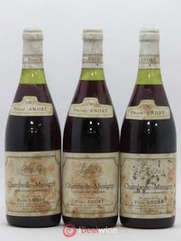 Chambolle-Musigny Pierre André 1983 - Lot of 3 Bottles