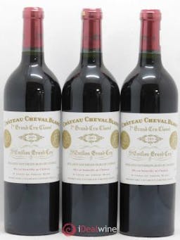 Château Cheval Blanc 1er Grand Cru Classé A  2003 - Lot de 3 Bouteilles