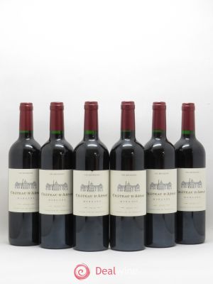 Château d'Arsac Cru Bourgeois  2015 - Lot of 6 Bottles