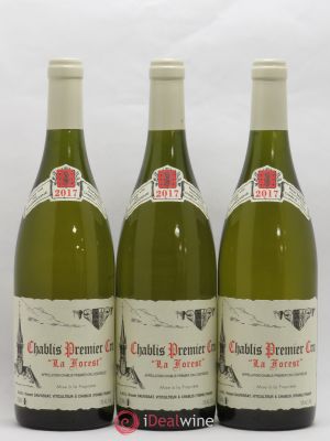 Chablis 1er Cru La Forest René et Vincent Dauvissat  2017 - Lot of 3 Bottles