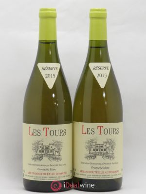 IGP Vaucluse (Vin de Pays de Vaucluse) Les Tours Grenache Blanc E.Reynaud  2015 - Lot de 2 Bouteilles