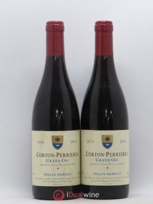 Corton Grand Cru Follin-Arbelet (Domaine) Perrieres 2010 - Lot of 2 Bottles