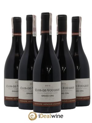 Clos de Vougeot Grand Cru Arnoux-Lachaux (Domaine)  2013 - Lot of 5 Bottles
