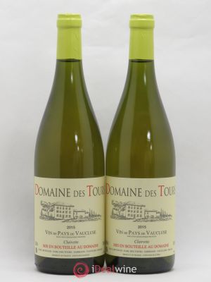 IGP Vaucluse (Vin de Pays de Vaucluse) Domaine des Tours E.Reynaud Clairette  2015 - Lot de 2 Bouteilles