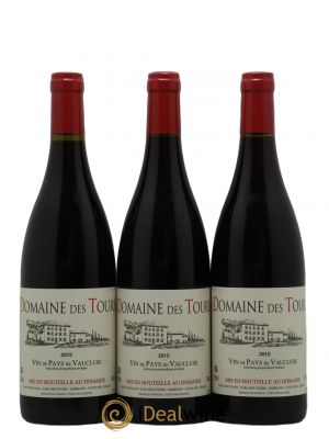 IGP Vaucluse (Vin de Pays de Vaucluse) Domaine des Tours Emmanuel Reynaud  2015 - Lot of 3 Bottles