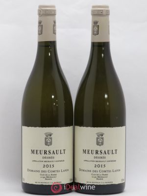 Meursault Désirée Comtes Lafon (Domaine des)  2015 - Lot of 2 Bottles
