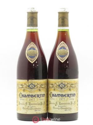 Chambertin Grand Cru Armand Rousseau (Domaine)  1977 - Lot of 2 Bottles