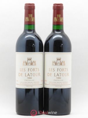 Les Forts de Latour Second Vin  1992 - Lot de 2 Bouteilles