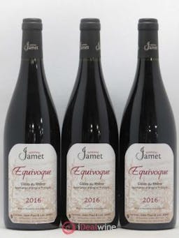 Côtes du Rhône Equivoque Jamet (Domaine)  2016 - Lot of 3 Bottles