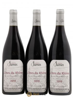 Côtes du Rhône Jamet (Domaine)  2019 - Lot of 3 Bottles