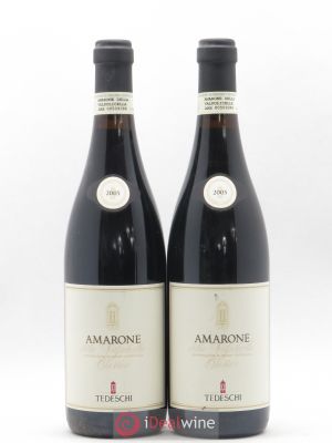 Amarone della Valpolicella DOC Tedeschi 2005 - Lot of 2 Bottles