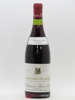 Hautes Côtes de Beaune Chanson 1988 - Lot de 1 Bouteille