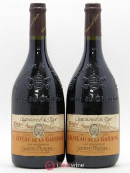 Châteauneuf-du-Pape Château de La Gardine Cuvée des Générations Famille Brunel Gaston Philippe  2009 - Lot of 2 Bottles