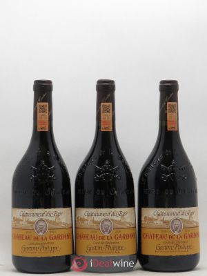 Châteauneuf-du-Pape Château de La Gardine Cuvée des Générations Famille Brunel  2016 - Lot of 3 Bottles