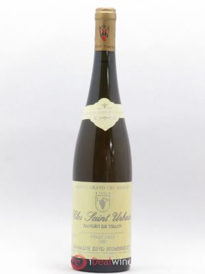 Pinot Gris Sélection de Grains Nobles Grand Cru Rangen de Thann Clos Saint-Urbain Zind-Humbrecht (Domaine)  2007 - Lot of 1 Bottle