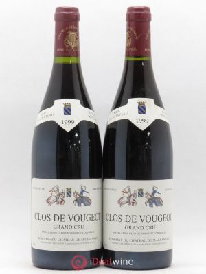 Clos de Vougeot Grand Cru Château de Marsannay 1999 - Lot de 2 Bouteilles