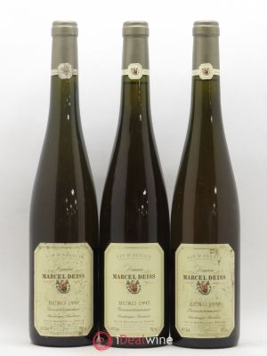 Gewurztraminer Vendanges Tardives Vendanges Tardives Marcel Deiss (Domaine) Burg  1997 - Lot of 3 Bottles