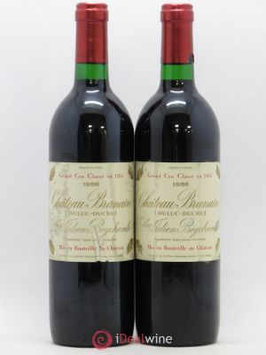 Château Branaire Ducru 4ème Grand Cru Classé  1986 - Lot of 2 Bottles