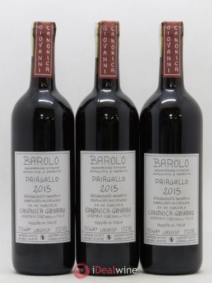 Barolo DOCG Paiagallo Giovanni Canonica 2015 - Lot of 3 Bottles