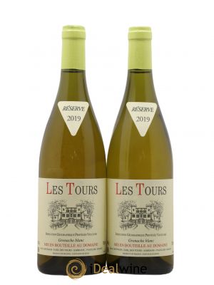 IGP Vaucluse (Vin de Pays de Vaucluse) Les Tours Grenache Blanc Emmanuel Reynaud  2019 - Lot de 2 Bouteilles
