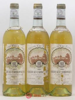 Château Carbonnieux Cru Classé de Graves  1980 - Lot of 3 Bottles