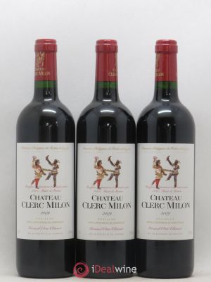 Château Clerc Milon 5ème Grand Cru Classé  2009 - Lot of 3 Bottles