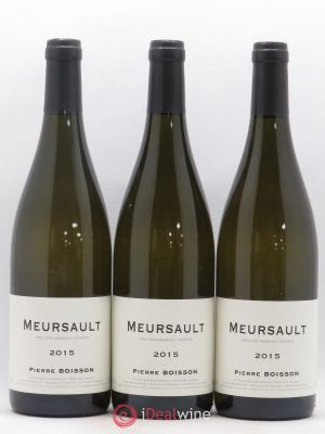 Meursault Pierre Boisson (Domaine)  2015 - Lot of 3 Bottles