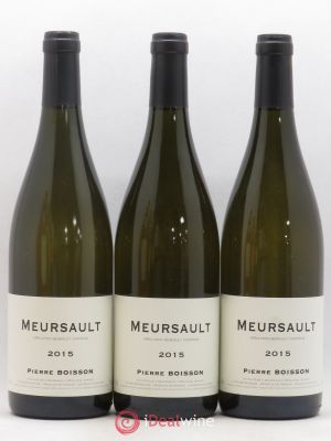 Meursault Pierre Boisson (Domaine)  2015 - Lot of 3 Bottles