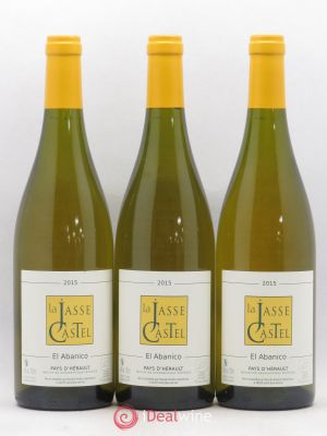 IGP Pays d'Hérault (Vin de Pays de l'Hérault) El Abanico La Jasse Castel 2015 - Lot of 3 Bottles