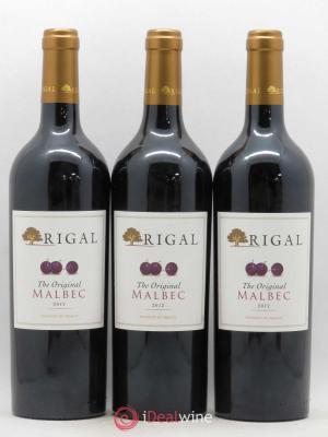 Sud-Ouest Comté Tolosan The Original Malbec Rigal 2012 - Lot de 3 Bouteilles