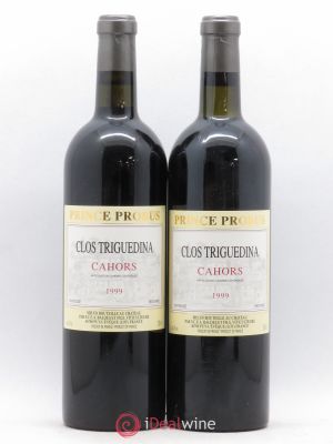 Cahors Clos Triguedina Probus Prince Probus 1999 - Lot de 2 Bouteilles