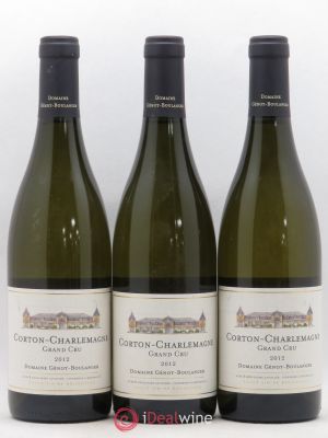 Corton-Charlemagne Grand Cru Domaine Génot-Boulanger 2012 - Lot of 3 Bottles