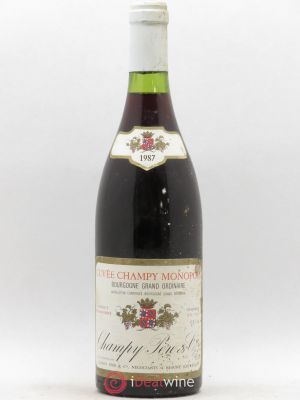 Bourgogne Grand Ordinaire Cuvée Champy 1987 - Lot de 1 Bouteille