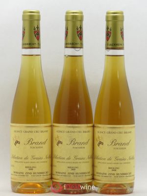 Riesling Grand Cru Brand Sélection de Grains Nobles Zind-Humbrecht (Domaine)  2008 - Lot de 3 Demi-bouteilles