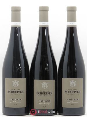 Pinot Noir Amaury Schoepfer 2015 - Lot of 3 Bottles