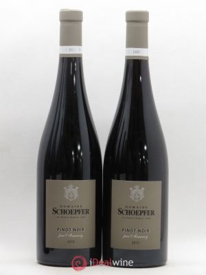 Pinot Noir Amaury Schoepfer 2015 - Lot of 2 Bottles