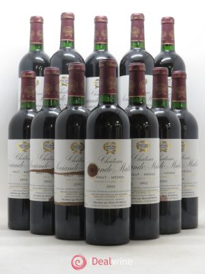 Château Sociando Mallet  2002 - Lot of 12 Bottles