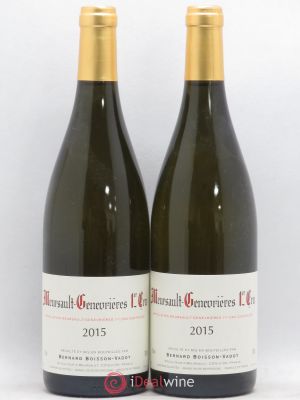 Meursault 1er Cru Genevrières Bernard Boisson-Vadot  2015 - Lot of 2 Bottles