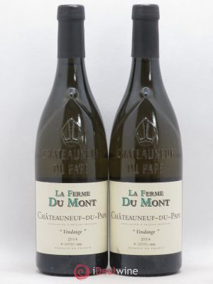Châteauneuf-du-Pape Ferme du Mont Vendange (no reserve) 2014 - Lot of 2 Bottles