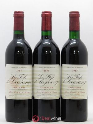 Les Fiefs de Lagrange Second Vin (no reserve) 1985 - Lot of 3 Bottles