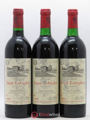 Château Saint-Estèphe  1985 - Lot of 3 Bottles