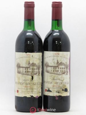 Château Respide Médeville (no reserve) 1989 - Lot of 2 Bottles