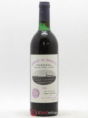 Château la Violette  1981 - Lot of 1 Bottle